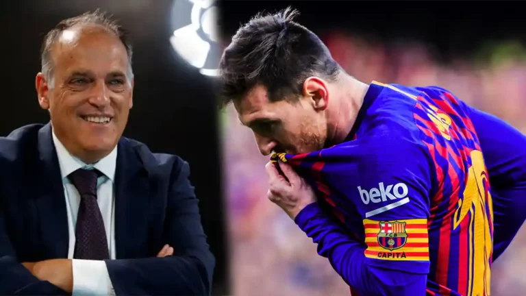 lionel messi javier tebas fc barcelona