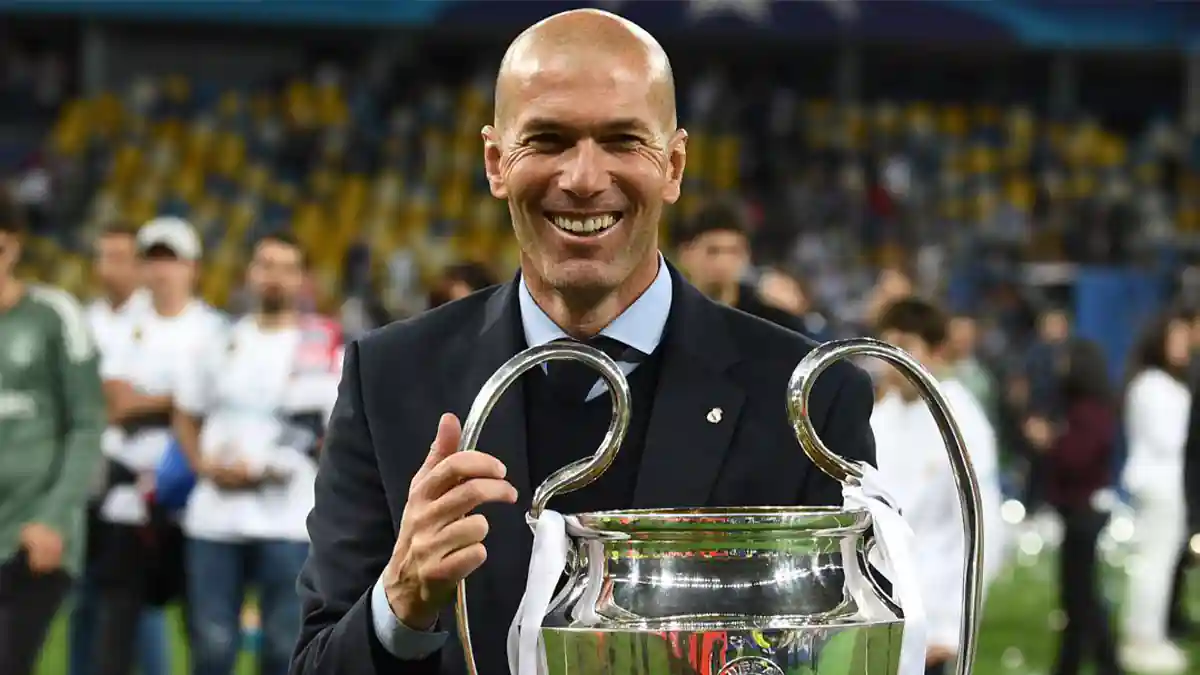 Zinedine Zidane Real Madrid Champions