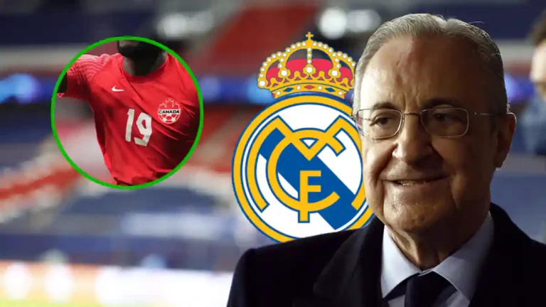 Alphonso Davies Florentino Pérez Real Madrid