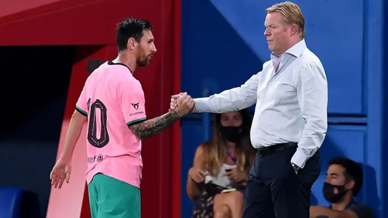 Lionel Messi Ronald Koeman
