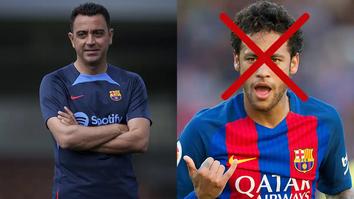 Neymar Xavi Barcelona