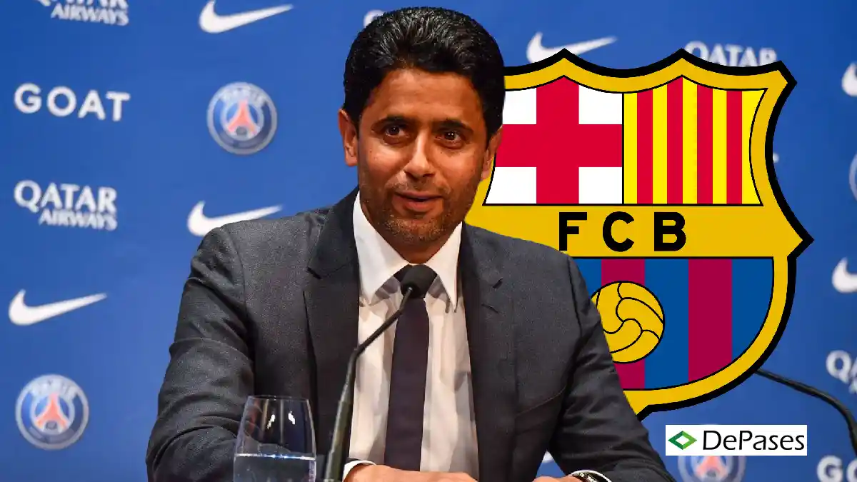 Nasser Al-Khelaifi PSG Paris Saint-Germain FC Barcelona