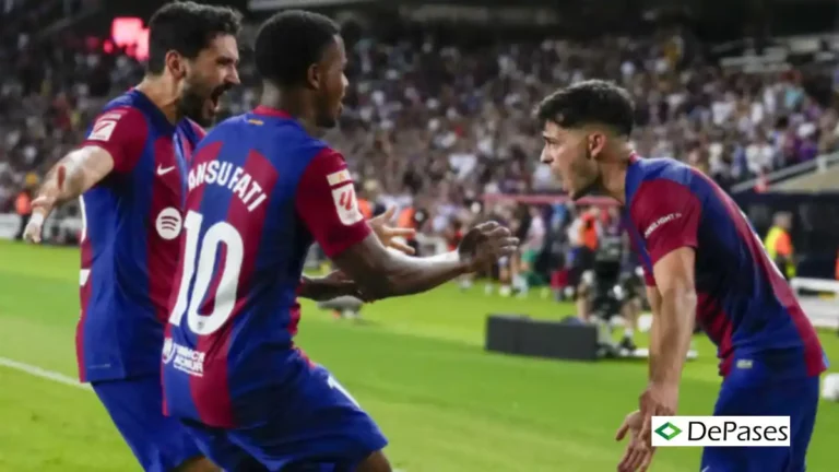 FC Barcelona Cádiz LaLiga 2023-24 Celebración Gol Agosto