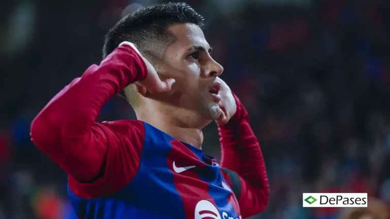 Joao Cancelo Celebracion Gol FC Barcelona Porto Oporto Champions League 2023-24