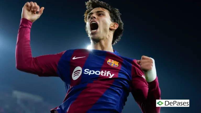 Joao Felix Celebracion Gol FC Barcelona Porto Oporto Champions League 2023-24