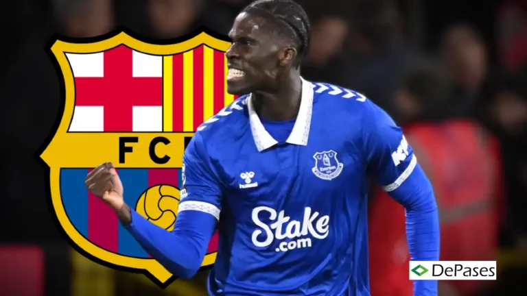 Amadou Onana Everton FC Barcelona