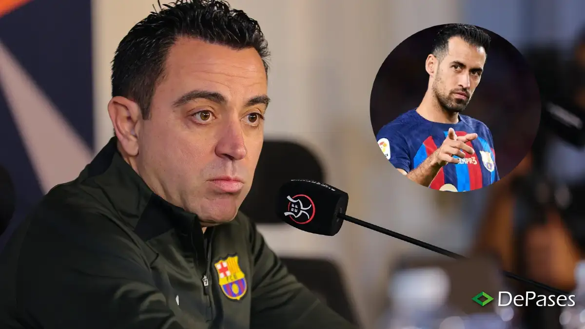 Xavi Hernández Sergio Busquets FC Barcelona