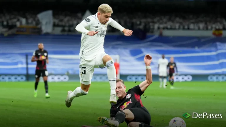 Real Madrid vs. RB Leipzig UEFA Champions League Federico Valverde