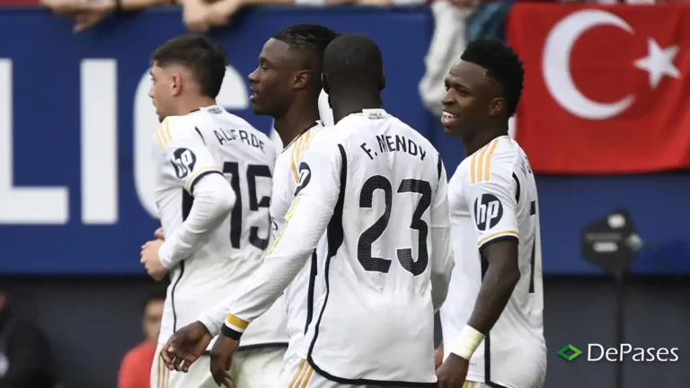Real Madrid Osasuna Celebración Jugador