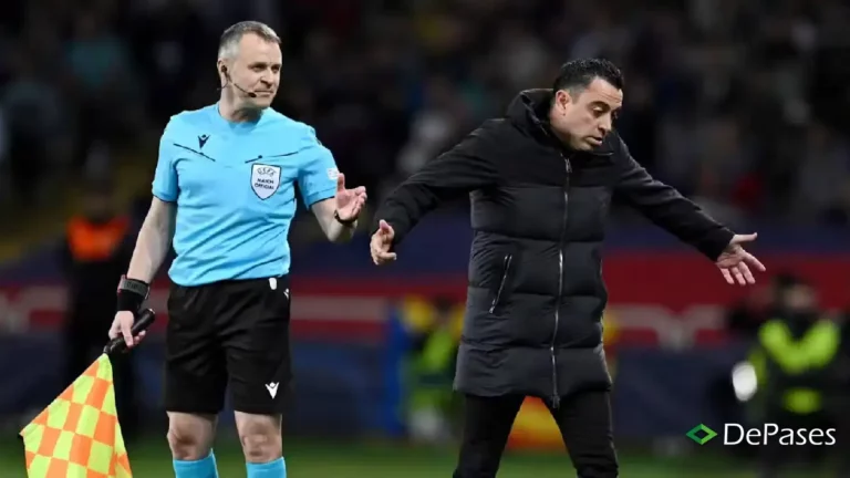 Xavi Hernández Árbitro UEFA Champions League PSG