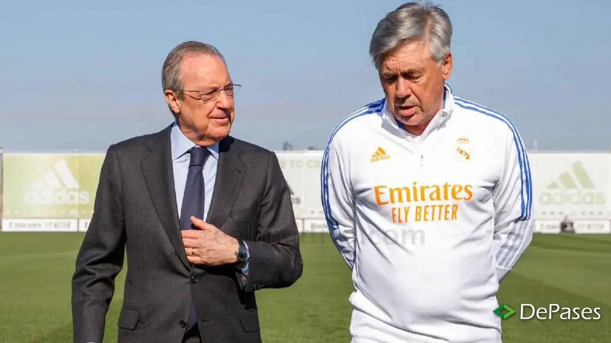 Florentino Pérez Carlo Ancelotti Real Madrid