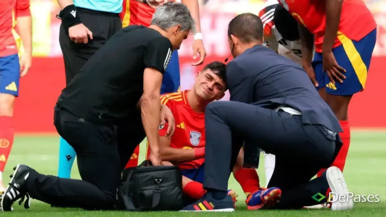 Lesión Pedri España