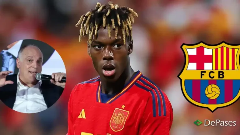 Javier Tebas Nico Williams FC Barcelona