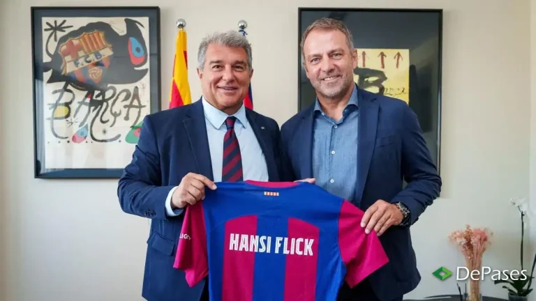 Joan Laporta Hansi Flick FC Barcelona