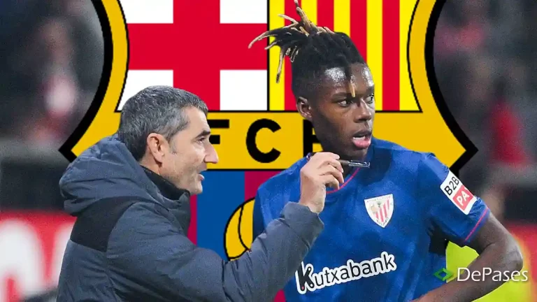 Ernesto Valverde Nico Williams FC Barcelona