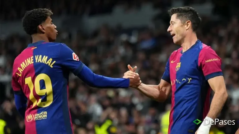 Robert Lewandowski Lamine Yamal FC Barcelona