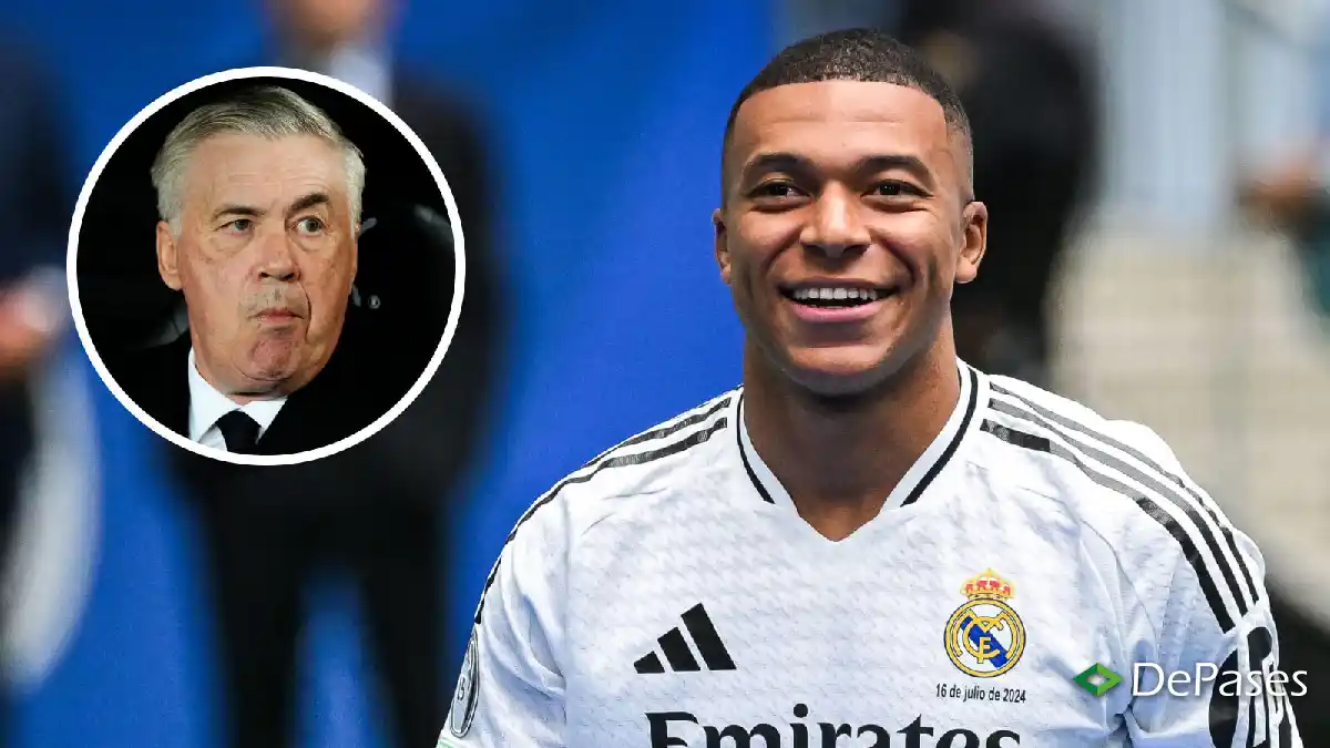 Carlo Ancelotti Kylian Mbappé Real Madrid