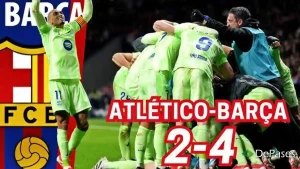 La impresionante marca que alcanzó el Barcelona ante el Atlético