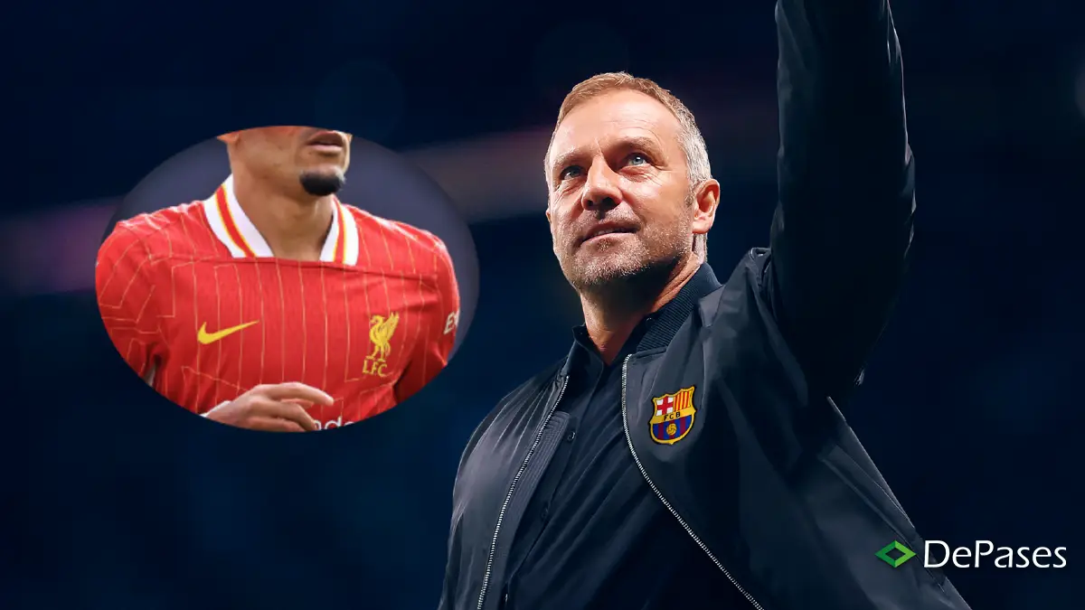 Hansi Flick Luis Díaz FC Barcelona