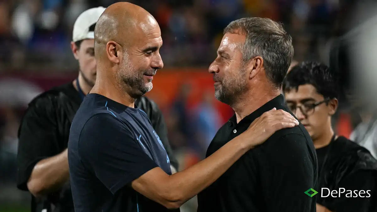 Hansi Flick Pep Guardiola