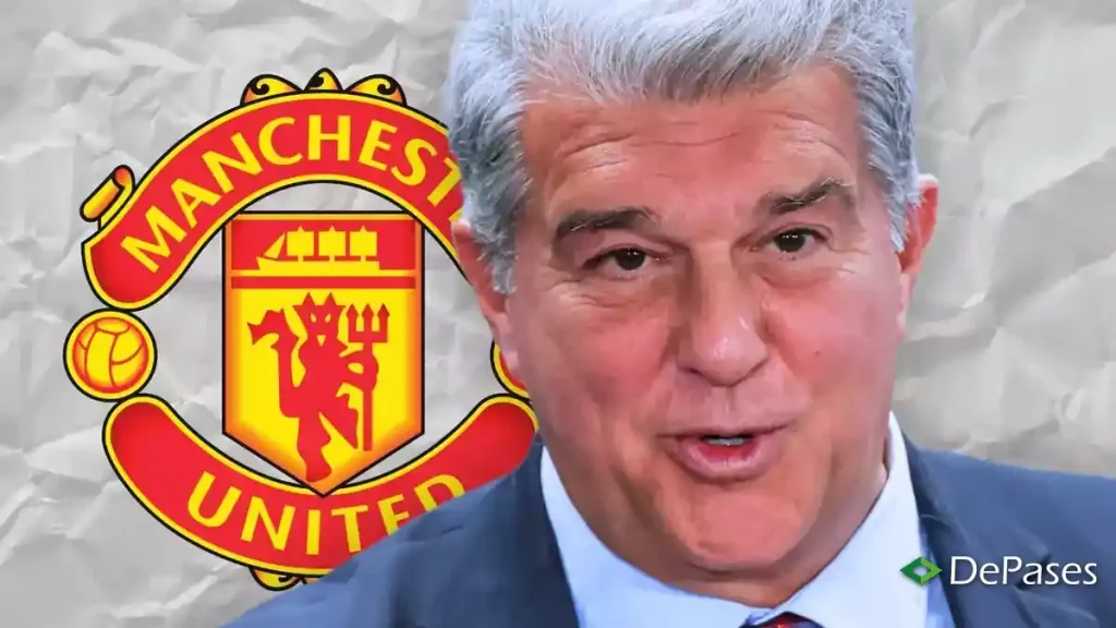 Joan Laporta Manchester United FC Barcelona
