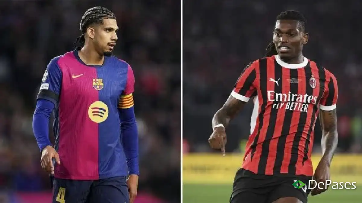 Rafael Leão Ronald Araújo FC Barcelona