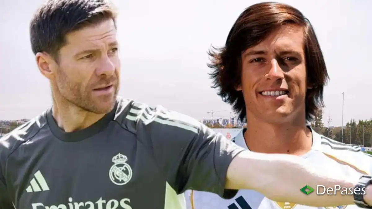 Álvaro Carreras Xabi Alonso Real Madrid