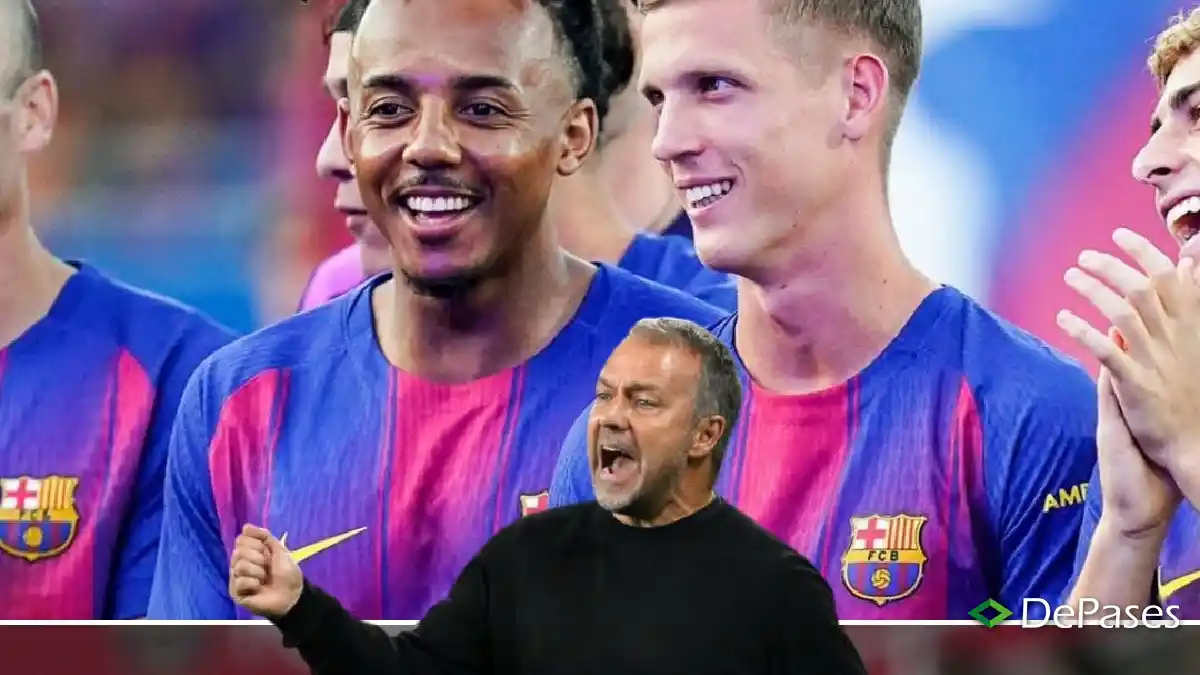 FC Barcelona Hansi Flick Jules Koundé Dani Olmo