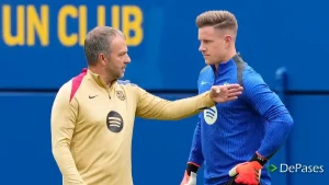 Marc-André ter Stegen Hansi Flick FC Barcelona