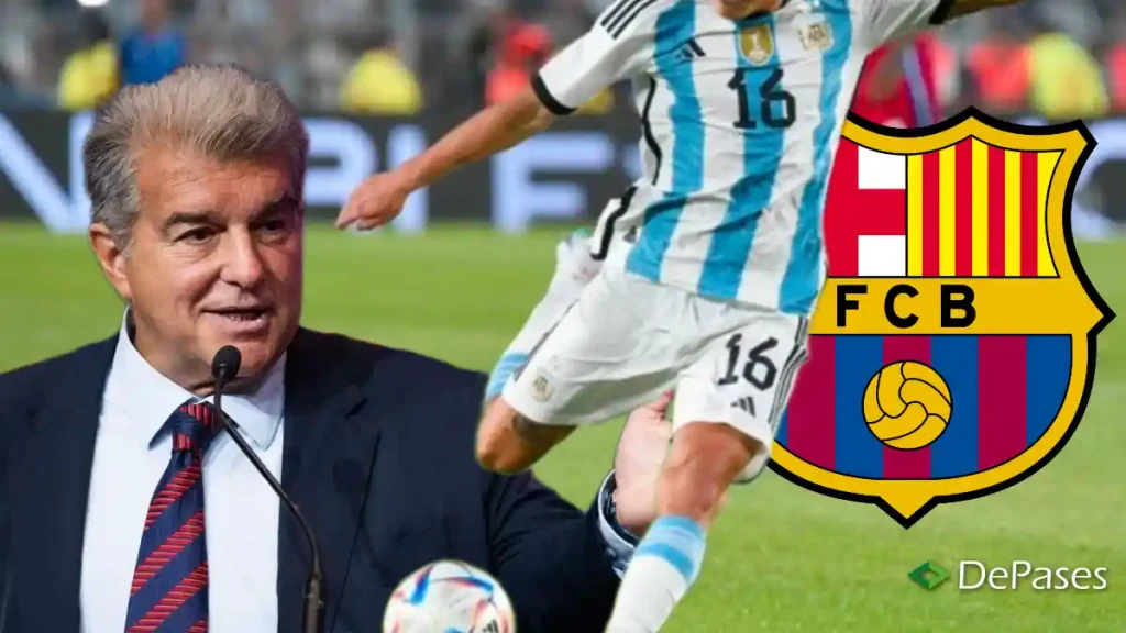 Joan Laporta Thiago Almada FC Barcelona