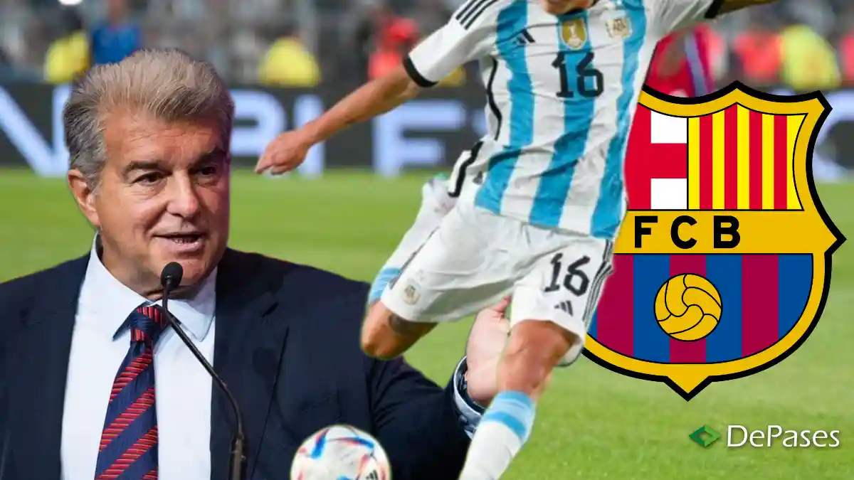 Joan Laporta Thiago Almada FC Barcelona