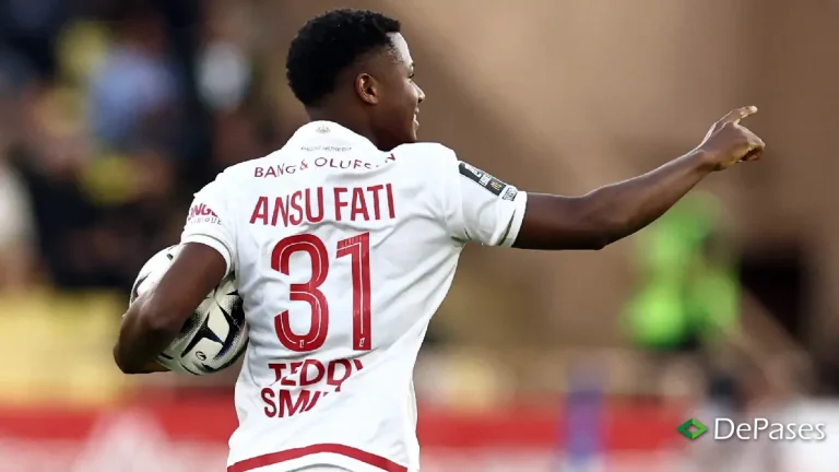 Ansu Fati Barcelona Monaco