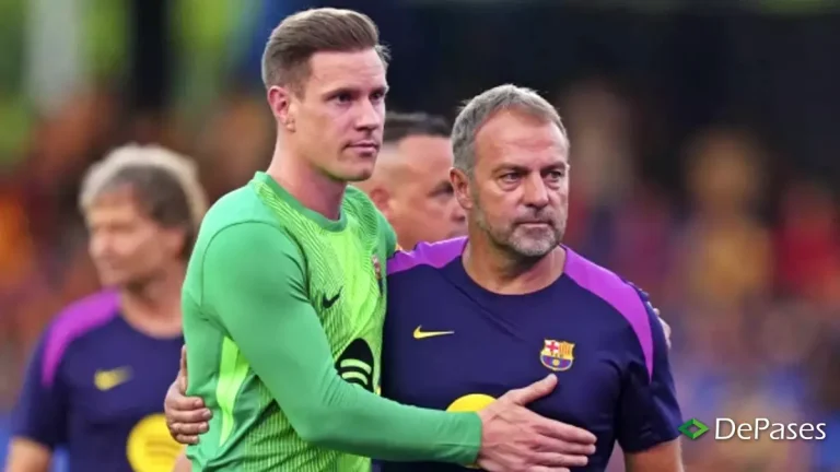 Marc-André ter Stegen Hansi Flick FC Barcelona