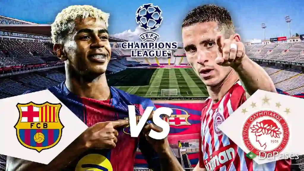 Olympiacos FC Barcelona UEFA Champions League