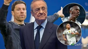 Kylian Mbappé Vinícius Jr. Xabi Alonso Florentino Pérez Real Madrid