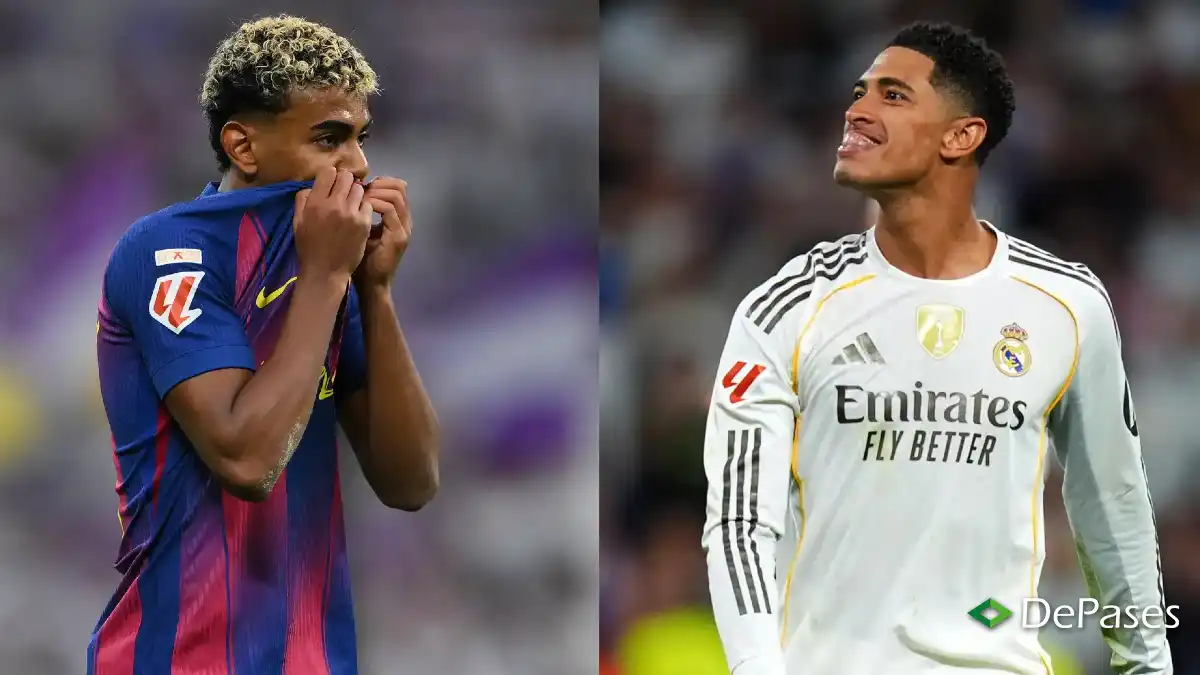 Jude Bellingham Real Madrid Lamine Yamal FC Barcelona