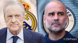 Florentino Pérez Pep Guardiola Manchester City Real Madrid