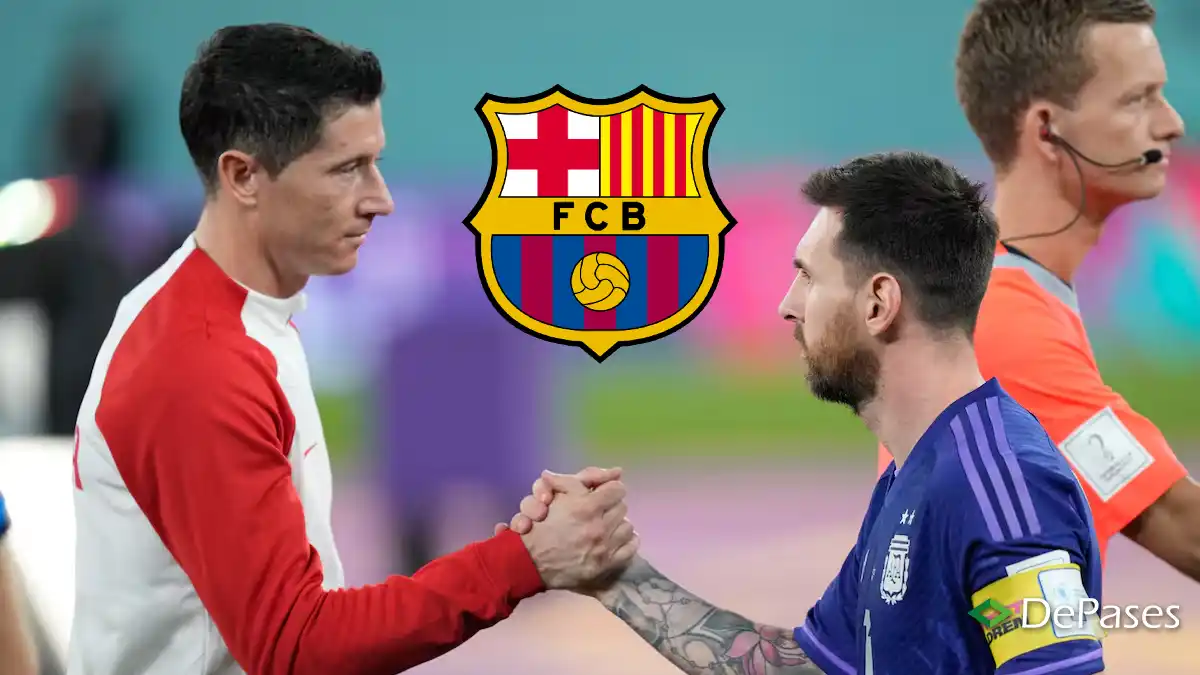 Robert Lewandowski Lionel Messi FC Barcelona Inter Miami CF