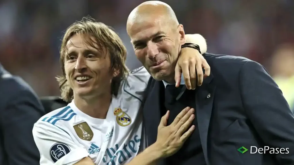 Luka Modric Zinedine Zidane