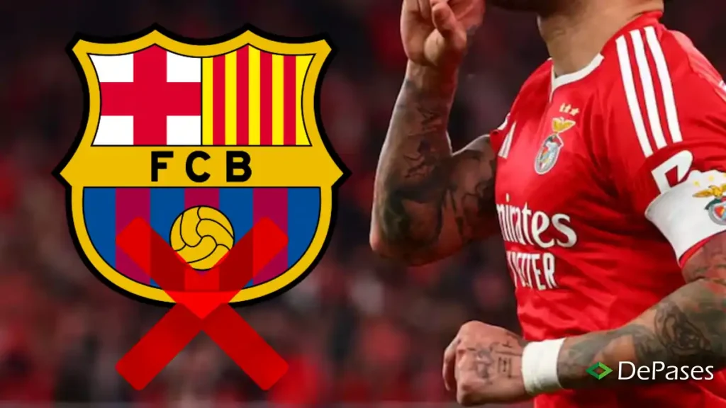 Nicolás Otamendi Benfica FC Barcelona