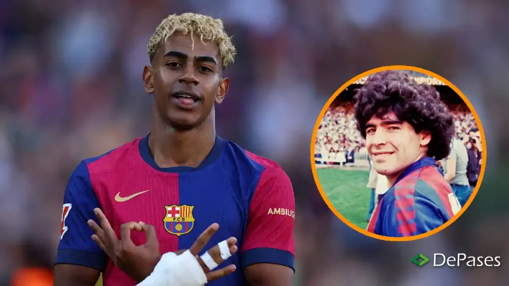 Diego Maradona Lamine Yamal FC Barcelona