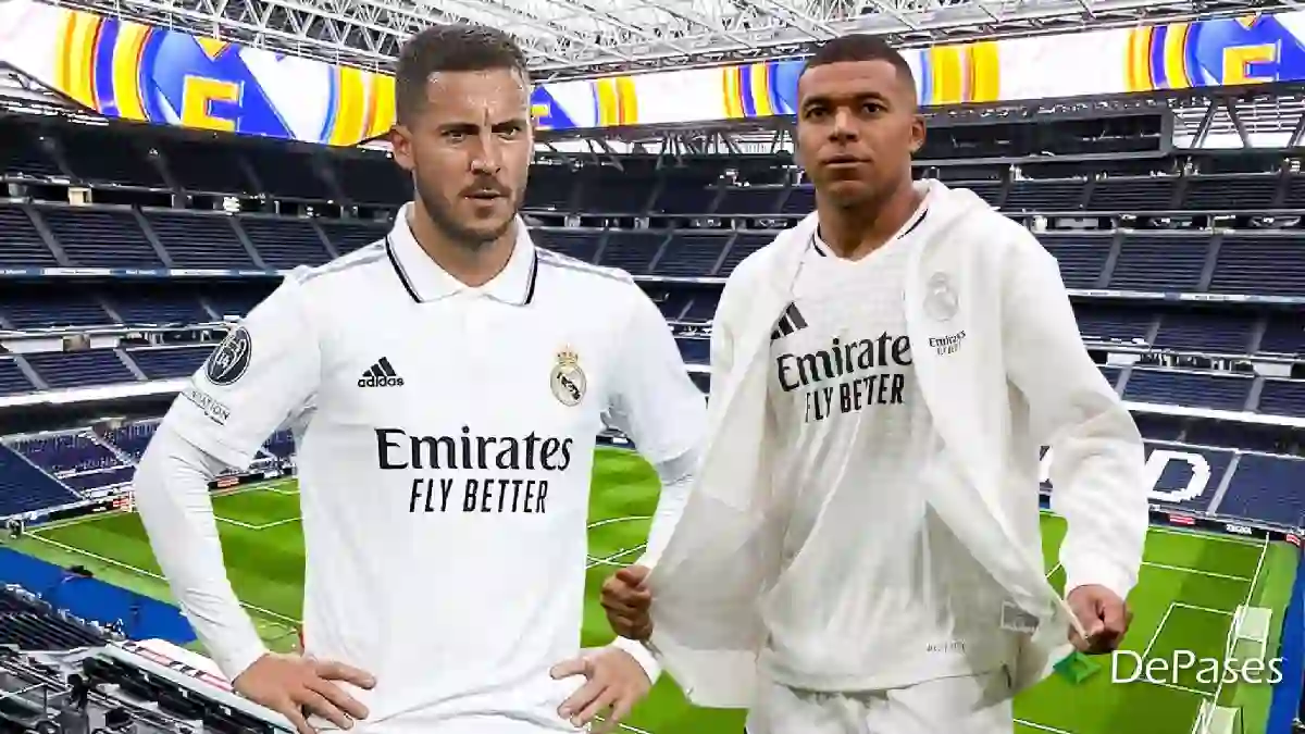 Eden Hazard Kylian Mbappé Real Madrid