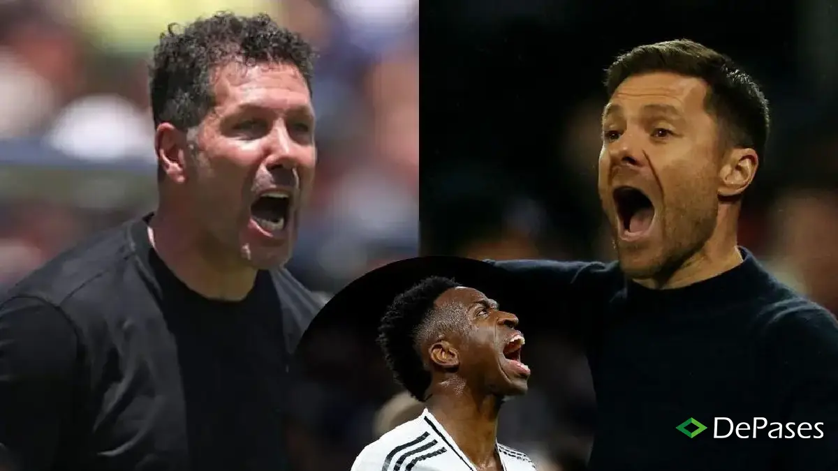 Xabi Alonso Diego Simeone Vinícius Jr. Supercopa de España Real Madrid Atlético de Madrid
