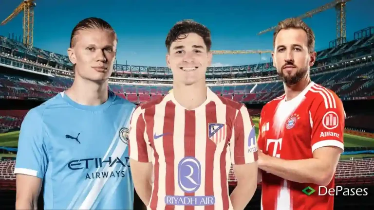 Erling Haaland Julián Álvarez Harry Kane FC Barcelona