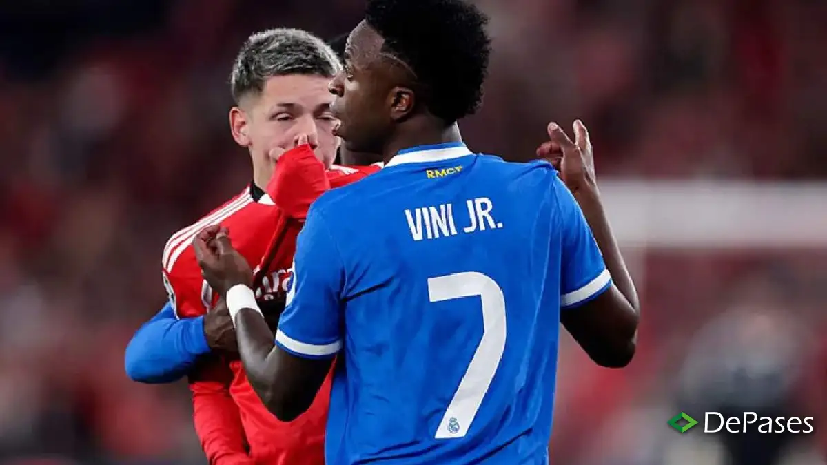 Gianluca Prestianni Vinícius Jr. Benfica Real Madrid
