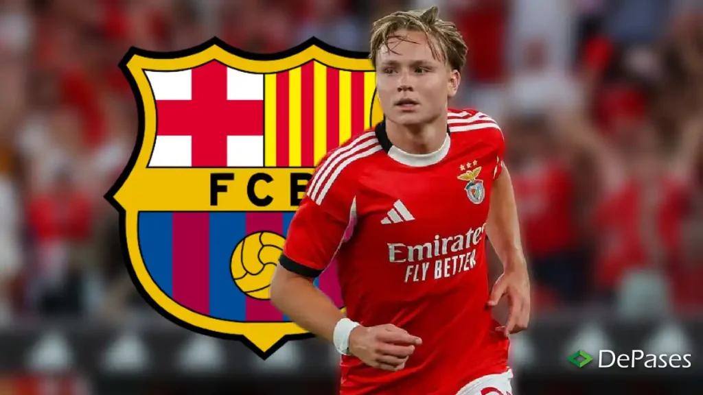 Andreas Schjelderup FC Barcelona Benfica