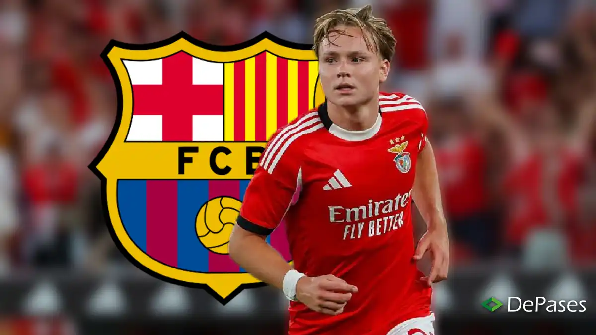 Andreas Schjelderup FC Barcelona Benfica