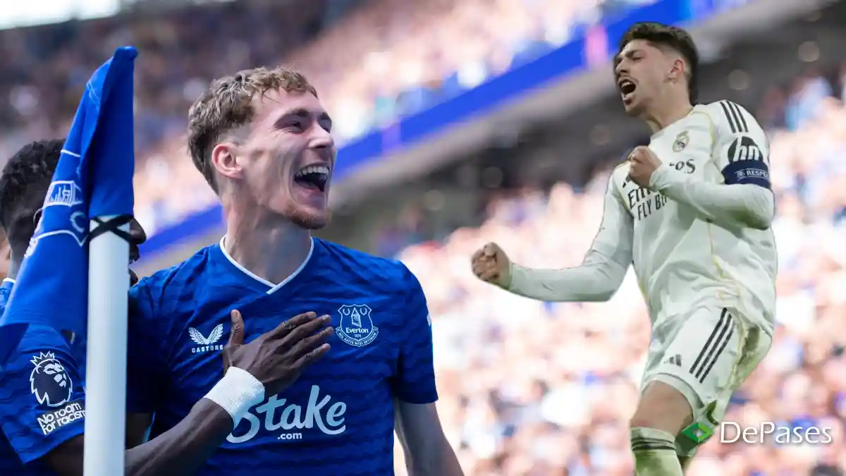 Federico Valverde James Garner Real Madrid Everton