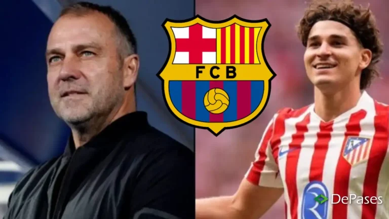 Hansi Flick Julián Álvarez FC Barcelona Atlético de Madrid