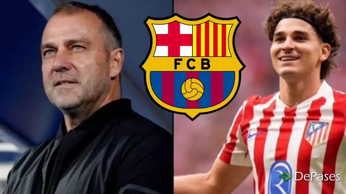 Hansi Flick Julián Álvarez FC Barcelona Atlético de Madrid